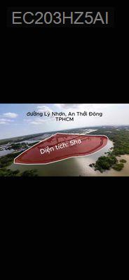 Đất Nông Nghiệp/ 5ha, đường Lý Nhơn - Xã An Thới Đông  -  Huyện Cần Giờ 