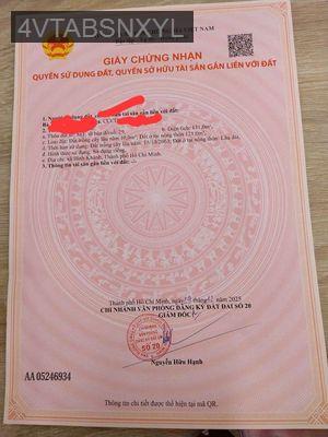 Đất sổ đỏ 131m2 hẻm đường rừng sác, bình khánh,cần giờ, tphcm - Xã Bình Khánh  -  Huyện Cần Giờ 