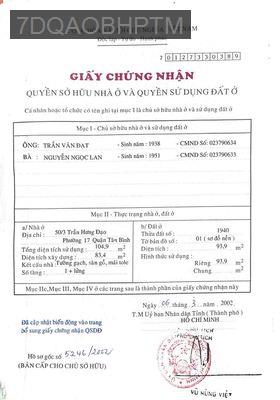 Bán nhà - Phường Tân Sơn Nhì  -  Quận Tân Phú  - 94m² - 15.6tỷ