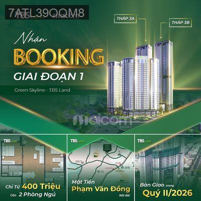 CĂN HỘ GREEN SKYLINE GIÁ CHỈ TỪ 1,4 TỶ ĐỒNG CHO CĂN 2PN - NGÃ 4 - Phường Đông Hòa  -  Thị xã Dĩ An 