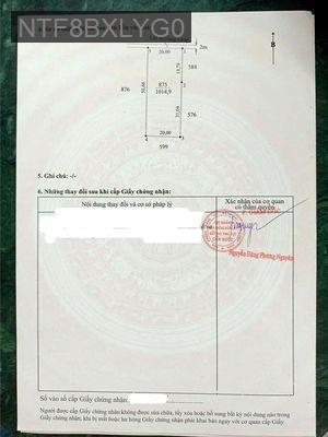 Chuyến nhượng quyền sử dụng đất - Xã Tân Lân  -  Huyện Cần Đước 