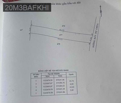 Đất vườn 262m² – mặt tiền đường 717, Trung Lập Thượng – Củ Chi - Xã Trung Lập Thượng  -  Huyện Củ Chi 
