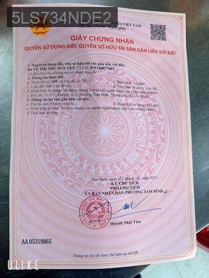 nhà trọ 5 Phòng và 126 m đất thổ cư thủ đức - Phường Tam Bình  -  Quận Thủ Đức 