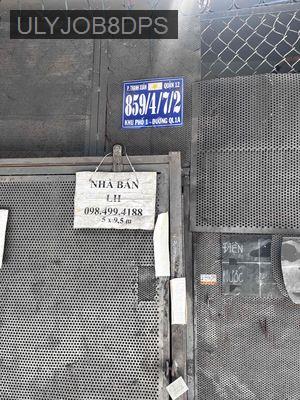 Nhà 5m x 9,5m Chính chủ - Phường Thạnh Xuân  -  Quận 12 
