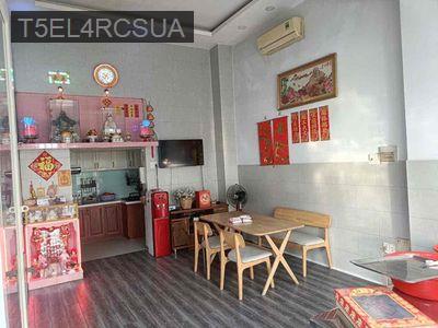 Nhà mặt tiền 3 tầng ngang 8m đường nhựa trước nhà 7,5m + vỉa hè 2,3m - Phường Bình Trị Đông A  -  Quận Bình Tân 