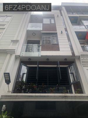 Nhà HXH quay đầu, 4PN, khu trung tâm Nơ Trang Long, quận Bình Thạnh, - Phường 13  -  Quận Bình Thạnh 
