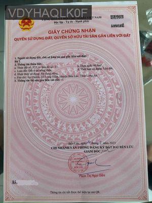 MIỄN TIẾP MUA GIỚI - CẦN BÁN NHÀ (CÓ THỂ BÁN VI BẰNG 1 CĂN) - Xã Long Hiệp  -  Huyện Bến Lức 