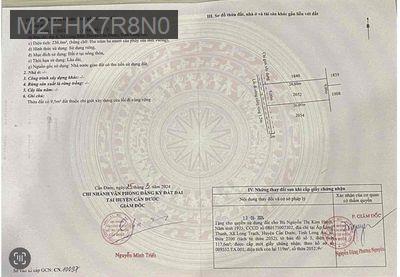 Cần Tiền Gấp Nên Bán Lỗ - Xã Long Khê  -  Huyện Cần Đước 