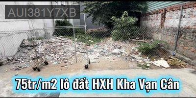 🔥ĐẤT HXH KHA VẠN CÂN - 128m2 - ngang khủng 8m x 16 m - 9.6 tỷ - Phường Linh Chiểu  -  Quận Thủ Đức 