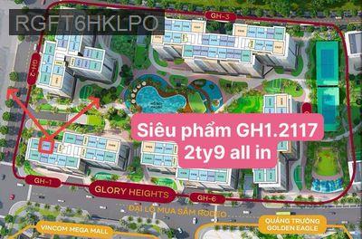 1pn tòa GH1 , 1 bước xuống vincom - Phường Long Bình  -  Quận 9 