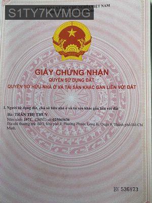 Ban gấp đất mặt tiền đường 120, sát suối Tiên, phường Tăng Nhơn Phú - Phường Tân Phú  -  Quận 9 