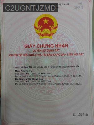 Nhà Bán 202/10 Nguyễn Tiểu La P8 Q10 5 Tầng giá 7 Tỷ 250 - Phường 8  -  Quận 10 