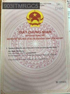 Bán nhà - Phường 10  -  Quận 10  - 45m² - 20tỷ