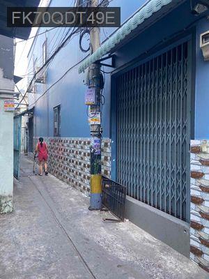 Nhà Gân Chợ Bà hom - Phường Tân Tạo A  -  Quận Bình Tân 