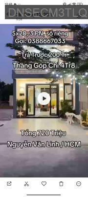 Ngân hàng thanh lý nhà 50m2, sổ riêng - Xã Bình Hưng  -  Huyện Bình Chánh 