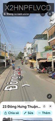 Nhà MT đường ĐHT11 cần bán - Phường Đông Hưng Thuận  -  Quận 12 