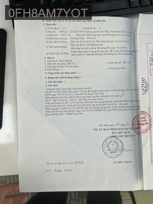 nhà đất đường xe hơi ngang 20 Hóc Môn - Xã Xuân Thới Thượng  -  Huyện Hóc Môn 