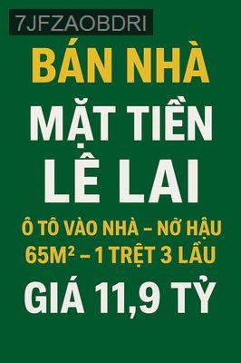 Chính chủ bán nhà Lê lai, nở hậu - Phường 12  -  Quận Tân Bình 