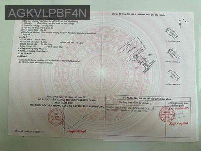 nhà 1 trệt 2 lầu - Xã Phú Chánh  -  Thị xã Tân Uyên 