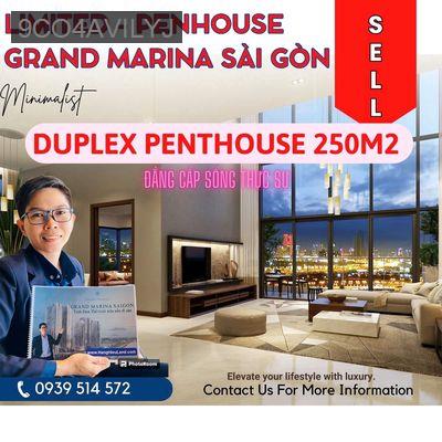 Căn Penthouse độc bản Grand Marina Sài Gòn trần cao 9m - Phường Bến Nghé  -  Quận 1  Căn Penthouse độc bản Grand Marina Sài Gòn trần cao 9m - Phường Bến Nghé  -  Quận 1