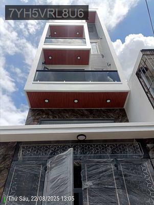 🏡 NHỈNH 6 TỶ 187M2, 4 TẦNG 4PN, NGANG 4M - Phường Bình Trị Đông A  -  Quận Bình Tân 