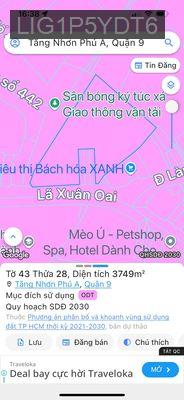 Cần bán nhà đất đẹp 2 mặt tiền - Phường Tăng Nhơn Phú A  -  Quận 9 