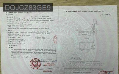 bán Nhà 371/40 Trường Chinh Cạnh Bàu Cát Giá 5.9 Tỷ - Phường 14  -  Quận Tân Bình 