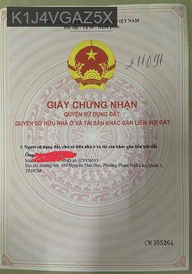 cần bán gấp căn nhà phố ngay trung tâm giải trí gò vấp sát cạnh ngay t - Phường 6  -  Quận Gò Vấp 