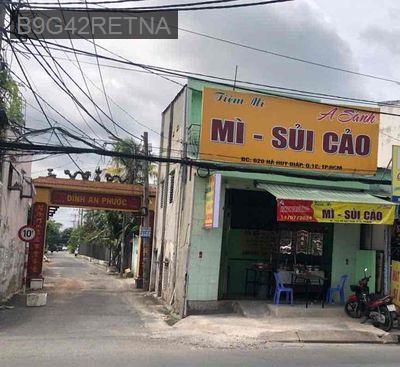 Nhà mặt tiền hà huy giáp - Phường Thạnh Lộc  -  Quận 12 