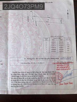 Bán đất mặt tiền đường Ba Sa - Xã Phước Hiệp  -  Huyện Củ Chi 