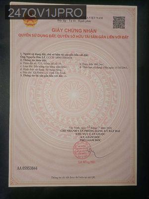 Bán đất Cần Giuộc - Xã Phước Hậu  -  Huyện Cần Giuộc 