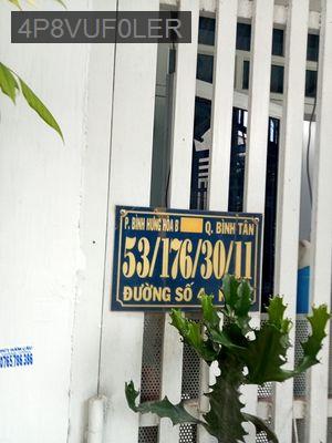 Cần bán nhà Bình Tân - Phường Bình Hưng Hòa B  -  Quận Bình Tân 