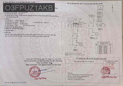 Bán nhà hẻm 1căn ra mặt tiền gần chợ Phan Văn Trị tiện đi lại - Phường 11  -  Quận Bình Thạnh 