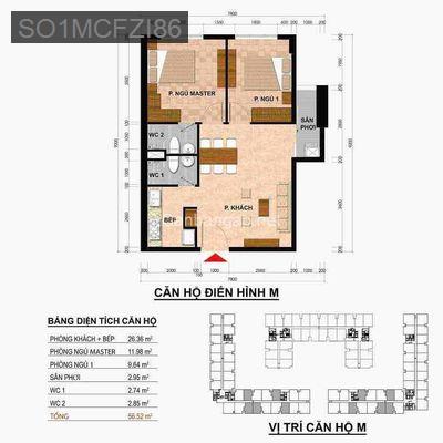 Cần bán nhanh căn hộ Green River P6. Q8 - Phường 6  -  Quận 8 