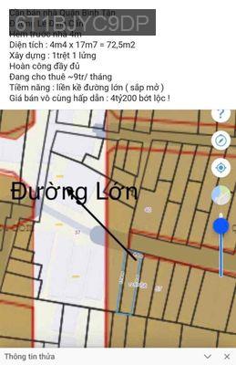 Cần bán nhà : Đường Lê Đình Cẩn - P Tân Tạo Hẻm XH - Phường Tân Tạo  -  Quận Bình Tân 