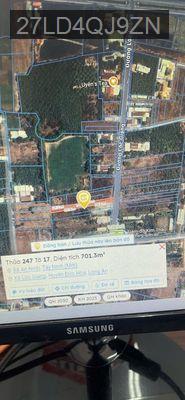 ĐẤT MẶT TIỀN ĐƯỜNG LỘC GIANG, 7 X100M, FULL THỔ, NỞ HẬU - Xã Lộc Giang  -  Huyện Đức Hòa 