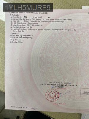 Cần bán gấp nhà hẻm Lái Thiêu 86.1 trệt 1 lầu Hẻm lớn . - Xã An Sơn  -  Thị xã Thuận An 