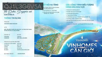 Vinhomes Cần Giờ siêu dự án lấn biển đầu tiên Việt Nam - Huyện Cần Giờ - Tp Hồ Chí Minh