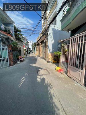bán nhà nhỏ xinh xinh còn mới mặt tiền vào vài căn hẻm xe hơi có rào - Phường 15  -  Quận 8 