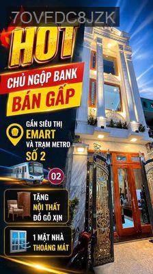 MT hẻm rất đẹp Nguyễn Tư Giản - Gò Vấp -70m rẻ - Phường 12  -  Quận Gò Vấp 