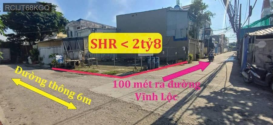 Bán đất SHR Tân Vĩnh Lộc 8x12, full thổ cư - Xã Vĩnh Lộc B  -  Huyện Bình Chánh  - (ảnh - 0)