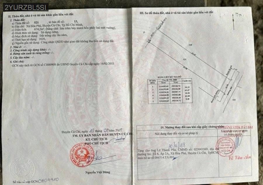 Bán nhà đối diện khu công nghiệp Đông Nam. Giá 7.9tỷ TL - Xã Hòa Phú  -  Huyện Củ Chi  - (ảnh - 0)