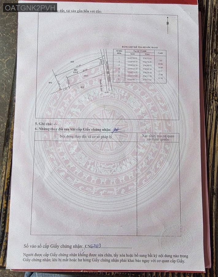 Bán lô đất mặt tiền đường bê tông Phước Thạnh, thích hợp cho khách xây nhà ở định cư lâu dài - Xã Phước Thạnh  -  Huyện Củ Chi  - (ảnh - 2)