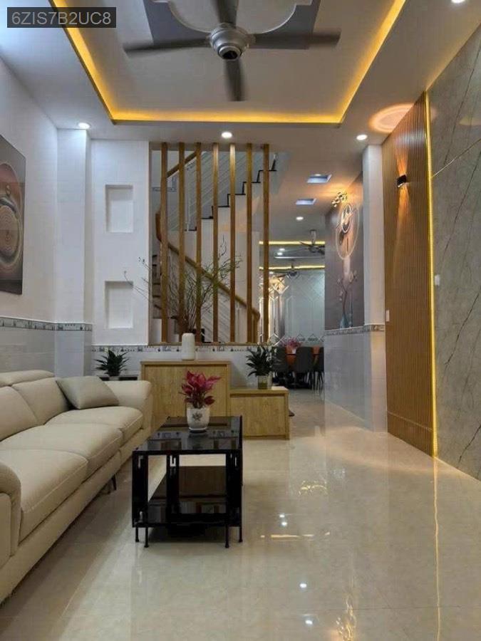 Bán nhà SHR 20m đường nhựa ttt13 hẻm ô tô, diện tích 4x16 nở hậu 7m đúc 1 trệt 1 lầu. Giá 4tỷ280tr - Xã Thới Tam Thôn  -  Huyện Hóc Môn  - (ảnh - 5)