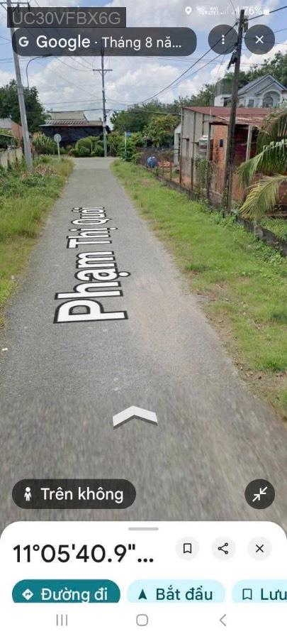 Bán đất mặt tiền đường Phần Thị Quới, diện tích 20x50 có 95m thổ cư. Giá 4.3tỷ - Xã Phú Mỹ Hưng  -  Huyện Củ Chi  - (ảnh - 1)