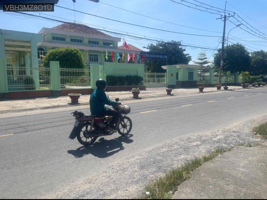 Bán nhà đối diện trường mần non mặt tiền Sông Lu, diện tích 5x50. Giá 4.6tỷ - Xã Hòa Phú  -  Huyện Củ Chi  - (ảnh - 1)