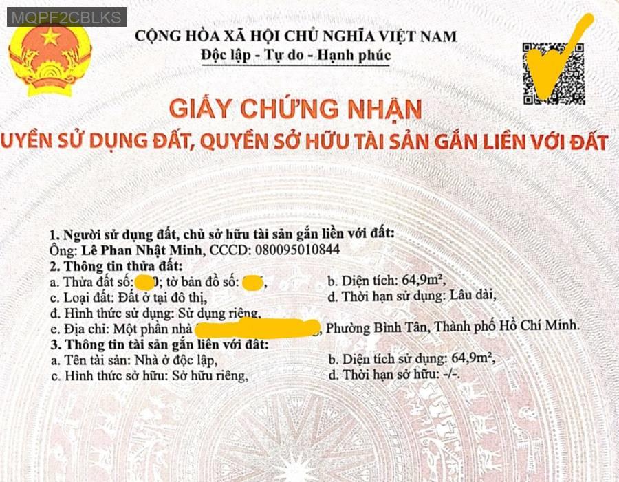 Bán đất SHR giá rẻ nhất Bình Tân - Phường Bình Hưng Hòa B  -  Quận Bình Tân  - (ảnh - 0)