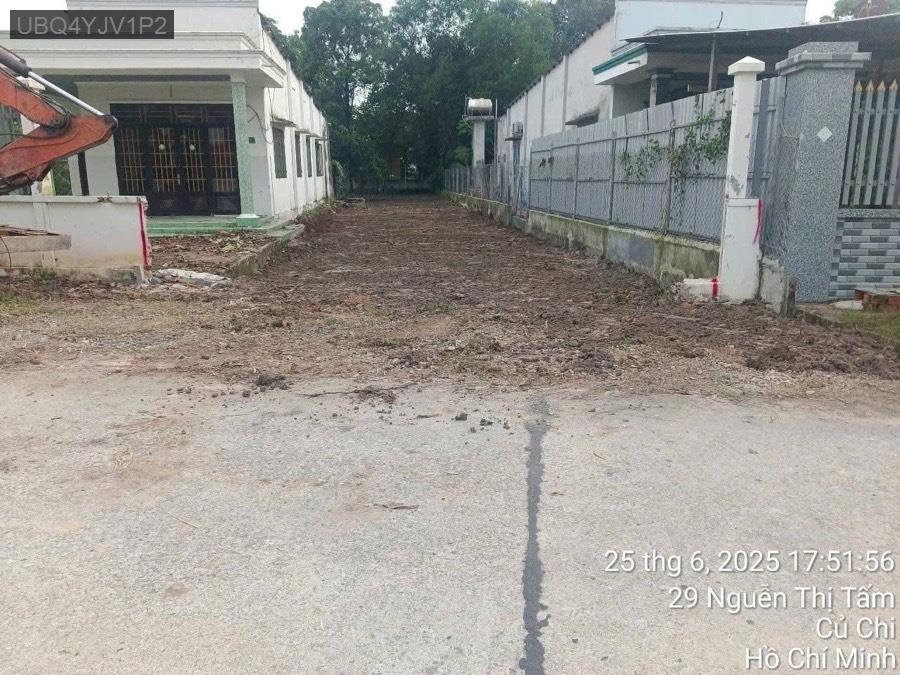 Bán đất mặt tiền Nguyễn Thị Tấm, diện tích 7.6x53 nở hậu full thổ. Giá 2.9tỷ TL - Xã Phước Thạnh  -  Huyện Củ Chi  - (ảnh - 0)
