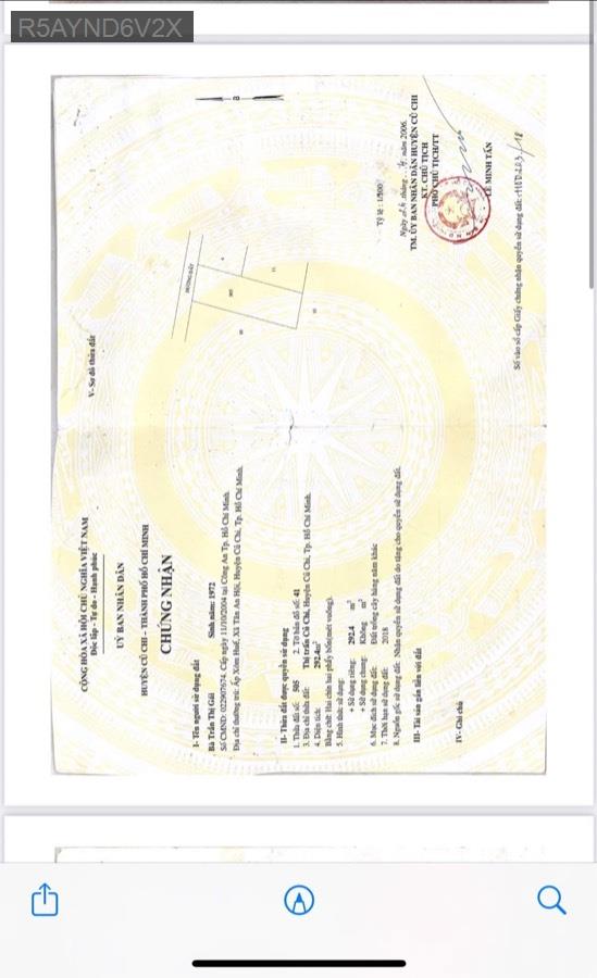 Bán nhà đường Đỗ Quang Cơ vào cách đường Nguyễn Văn Khạ 300m. Diện tích 10x29, ngân hàng hỗ trợ 2tỷ - TT. Củ Chi  -  Huyện Củ Chi  - (ảnh - 1)