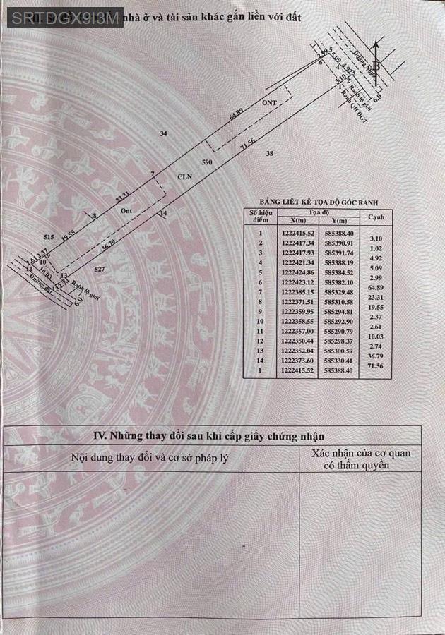 Bán đất 2 mặt tiền trước và sau, mặt tiền sau nút giao đường Vành 4, tổng diện tích 1140m. Giá 4tỷ8 - Xã Nhuận Đức  -  Huyện Củ Chi  - (ảnh - 4)